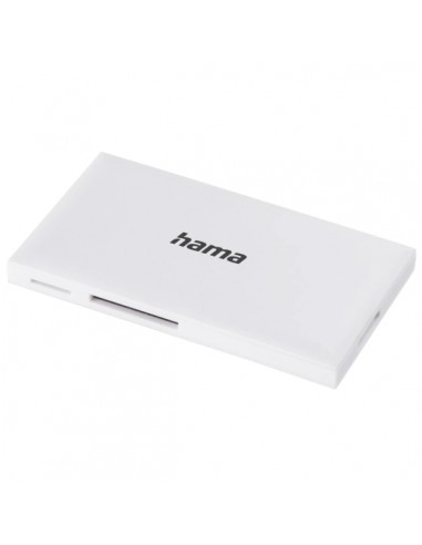 Hama Lector de Tarjetas - CompactFlash - Compatible con SD - Micro-SD - Conexion con USB-A - 90.3x9x50.3mm - Color Blanco