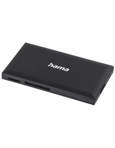Hama Lector de Tarjetas - CompactFlash - Compatible con SD - Micro-SD - Conexion con USB-A - 90.3x9x50.3mm - Color Negro