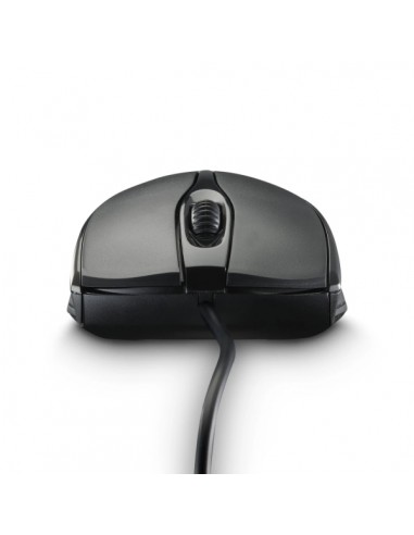 Hama Mc-200 Raton Optico 1000dpi - Cable 150cm - 3 Botones - Uso Ambidiestro - 6.4x3.7x11.4cm - Color Negro