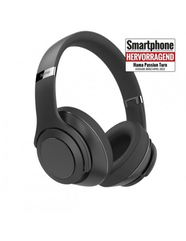Hama Passion Turn Auriculares con Microfono Omnidireccional - Bluetooth - Radio 10m - Plegable - Diadema Ajustable -