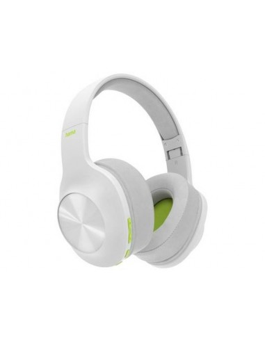 Hama Auriculares Supraaurales con Diadema - Bluetooth - Autonomia hasta 36H - Plegable - Multifuncion - Color Blanco