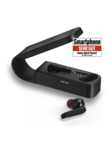 Hama Essential Auriculares con Microfono Omnidireccional - Bluetooth - Autonomia hasta 30h - Rango 10m - Asistente de Voz -