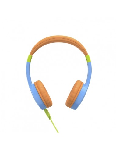 Hama Kids Guard Auriculares con Microfono - Cable 1.2m - Jack 3.5mm - Diadema Ajustable - Color Naranja