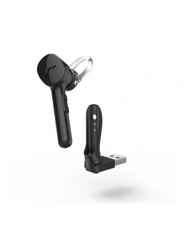 Hama Essential Auriculares con Microfono - Bluetooth - Radio 10m - Asistente de Voz - Color Negro