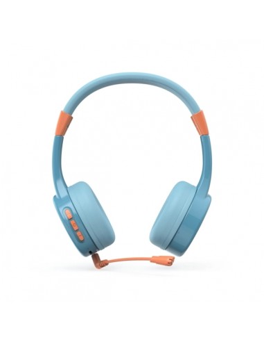 Hama Teens Guard II Auriculares con Microfono - Bluetooth - Rango 10m - Diadema Ajustable - Asistente de Voz - Color Azul