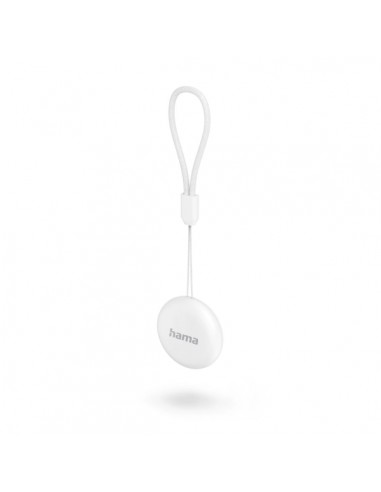 Hama Find My Device Pack de 2 Localizadores Antiperdida para Android - Bluetooth - Autonomia hasta 365 Dias - Color Blanco