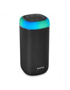 Hama Altavoz Portatil - Potencia 30W - Bluetooth - USB-C - Bateria 2000mAh - IPX4 - Luz LED - Rango 10m - 19.5x9.6x9.6cm -