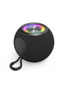 Hama Altavoz Portatil - Potencia 5W - Bluetooth - Jack 3.5mm - USB-C - Bateria 1200mAh - Admite MicroSD - Luz LED - Rango 10m