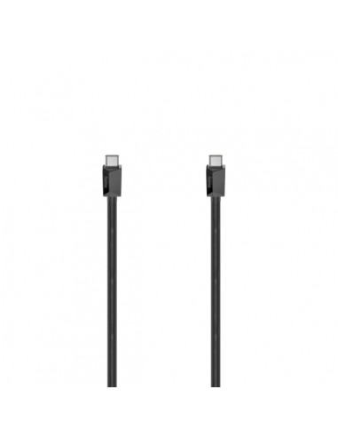 Hama Essential Cable USB-C Macho - Potencia Maxima 60W - Longitud 1.5m - Velocidad hasta 480Mbps - Blindaje Doble - Color
