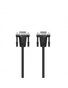 Hama Essential Cable VGA - Full HD - Cable 3m- Blindaje Doble - 75 Ohm - Color Negro