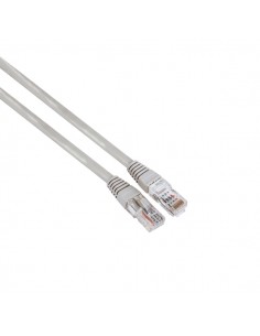 Hama Entry Cable de Red UTP RJ45 Cat-5e - Longitud 3m- Velocidad hasta 1Gbps - Color Gris