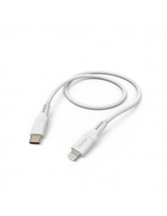 Hama Cable de Carga - USB-C Macho - Lightning - Longitud 1.5m - Silicona - Velocidad hasta 480Mbps - Chapado en Oro - Color