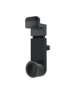 Hama Flipper Soporte de Coche para Smartphone - Pinza para Rejilla - Ancho Dispositivo de 4.8 a 9cm - Color Negro