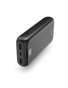 Hama Bateria Externa Powerbank 20000mAh - Polimero de Litio - USB-C - USB-A - Carga Rapida - 3 Conexiones de Salida -