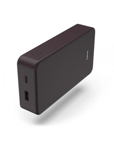 Hama Colour 20 Bateria Externa Powerbank 20000mAh - Polimero de Litio - USB-C - USB-A - Carga Rapida - Indicador LED de Carga