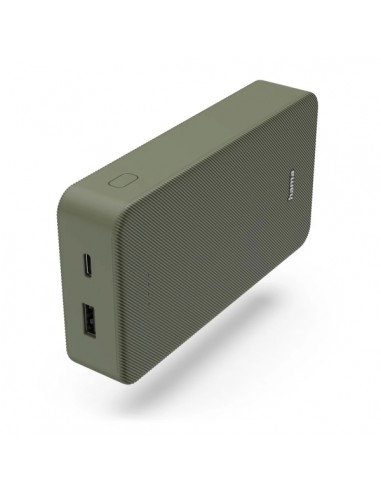 Hama Colour 20 Bateria Externa Powerbank 20000mAh - Polimero de Litio - USB-C - USB-A - Carga Rapida - Indicador LED de Carga