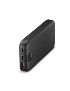 Hama Power Pack Bateria Externa Powerbank 10000mAh - Polimero de Litio - USB-C - USB-A - Power Delivery - Pantalla Digital -
