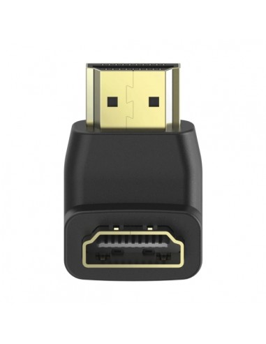 Hama Essential Adaptador HDMI Acodado - HDMI Hembra - HDMI Macho - 270Â-- Color Negro