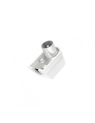 Hama Essential Conector Coaxial Hembra - Acodado 90Â-- Cables hasta de 6mm - Coaxial Macho - Fijacion con Tornillo - Color