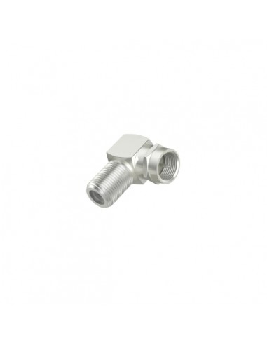 Hama Essential Adaptador 90Â-para Conector F - Color Plata