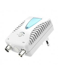 Hama Essential Amplificador de Cable de Banda Ancha - Catv - Amplificacion 22dB - Atenuacion 13dB - Color Blanco