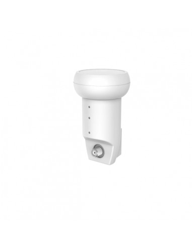 Hama Essential Receptor Lnb Satelital con 1 Salida - Salida Conector F - Factor de Ruido 0.3dB - Color Blanco