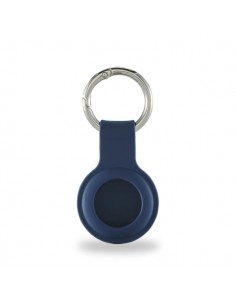 Hama Essential Funda para AirTag - Silicona Antiadherente - Color Azul