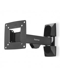 Hama Soporte de Pared para TV hasta 26" - Peso Max 15kg - Inclinable - Giratorio - VESA 100x100mm - Acero - Gestor de Cables