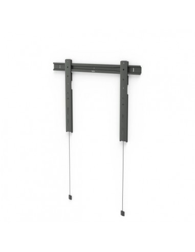 Hama Soporte Fijo de Pared para TV hasta 90" - Peso Max 80kg - VESA 600x400mm - Acero - Nivel de Burbuja - Color Negro y Gris