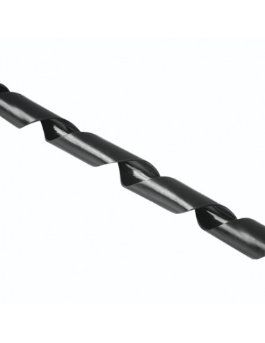 Hama Organizador de Cable en Espiral 30mm - Flexible - Longitud 2.5m - Polietileno - Color Negro
