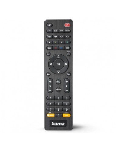 Hama Mando a Distancia para TV - Universal - Recargable - Alcance 10m - 45 Botones - Acceso Directo a Plataformas de