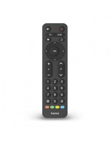 Hama Mando a Distancia para TV - Universal - Alcance 10m - 31 Botones - Permite 2 Dispositivos Simultaneos - 17.3x4.7x2cm -