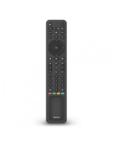 Hama Mando a Distancia para TV - Universal - Panel Solar de Carga - Alcance 10m - 43 Botones - Acceso Directo a Streaming -
