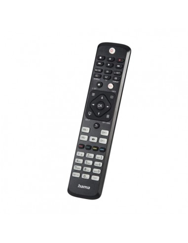 Hama Mando a Distancia para TV Philips - Alcance 10m - 46 Botones - Acceso Directo a Plataformas de Streaming - 21.4x5x2.5cm