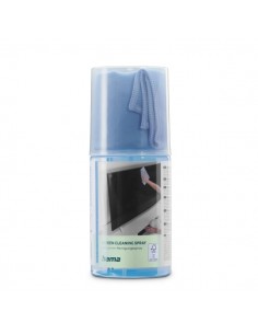 Hama Limpiador de Pantallas - Capacidad 200ml - Bayeta de Microfibra - Color Azul