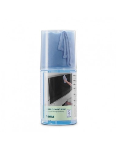 Hama Limpiador de Pantallas - Capacidad 200ml - Bayeta de Microfibra - Color Azul