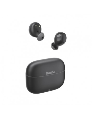 Hama Freedom Buddy II Auriculares con Microfono Omnidireccional - Bluetooth - Rango 10m - Asistente de Voz - Carga por USB-C