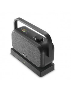 Hama Altavoz Portatil con Asa - Potencia 10W - Bluetooth - 2.4GHz - Estereo - Jack 3.5mm - Rango 10m - 22x18x8cm - Color