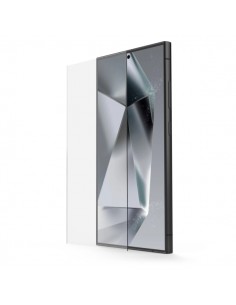 Hama Clear Protect Protector de Pantalla para Samsung Galaxy S24 - Antihuellas - Vidrio de Seguridad - Grado de Dureza 9H -