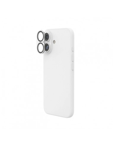 Hama Cam Protect Protector de Camara para iPhone 16-16 Plus - Vidrio Templado - Color Transparente