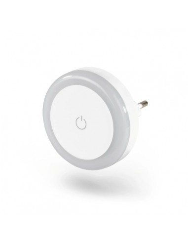 Hama Touch Luz LED Nocturna con Enchufe - IP20 - 6.4x6.4x6.3cm - Color Blanco