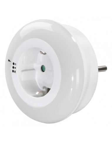 Hama Luz LED Nocturna - Potencia 0.8W - IP20 - Sensor de Luz - Color Blanco