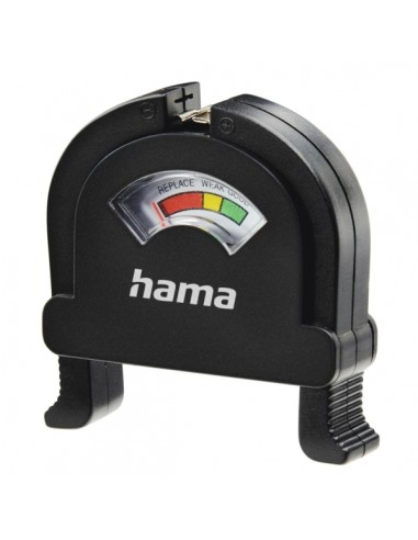 Hama Comprobador de Pilas y Baterias - Universal - Pantalla Analogica - Color Negro