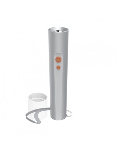 Hama Fl250 Linterna LED - Potencia 3W - 250 Lumenes - Funciona con 3 Pilas AAA - Aluminio - Color Plata