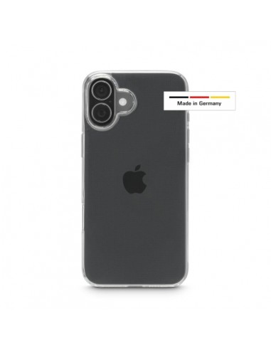 Hama Always Clear Funda para iPhone 17 - Antideslizante - Poliuretano Termoplastico - Bordes Elevados - Color Transparente