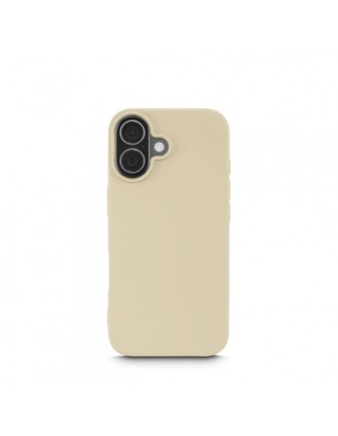 Hama Fantastic Feel Funda para iPhone 17 - Poliuretano Termoplastico - Bordes Elevados - Color Beige