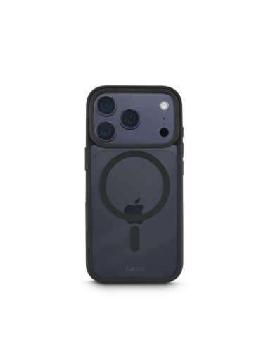 Hama Frame Protect Funda para iPhone 17 Pro - Antideslizante - Magnetico - Policarbonato y Poliuretano Termoplastico - Bordes