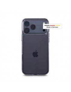 Hama Always Clear Funda para iPhone 17 Pro Max - Antideslizante - Poliuretano Termoplastico - Bordes Elevados - Color