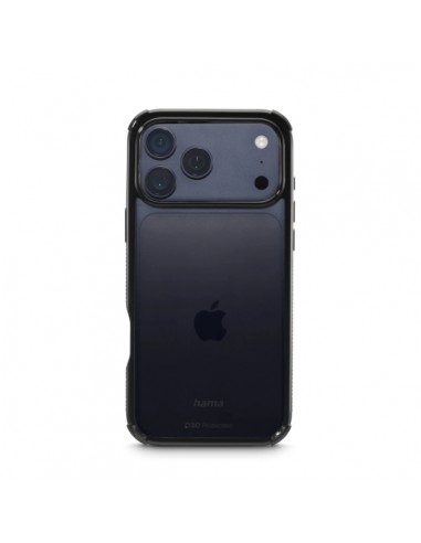 Hama Extreme Protect Funda para iPhone 17 Pro Max - Antideslizante - Policarbonato - Proteccion D3O - Bordes Elevados - Color