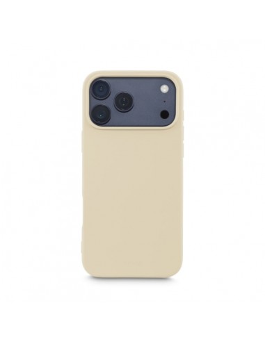 Hama Fantastic Feel Funda para iPhone 17 Pro Max - Antideslizante - Poliuretano Termoplastico - Bordes Elevados - Color Beige